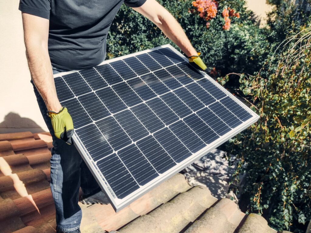 solar panels installation