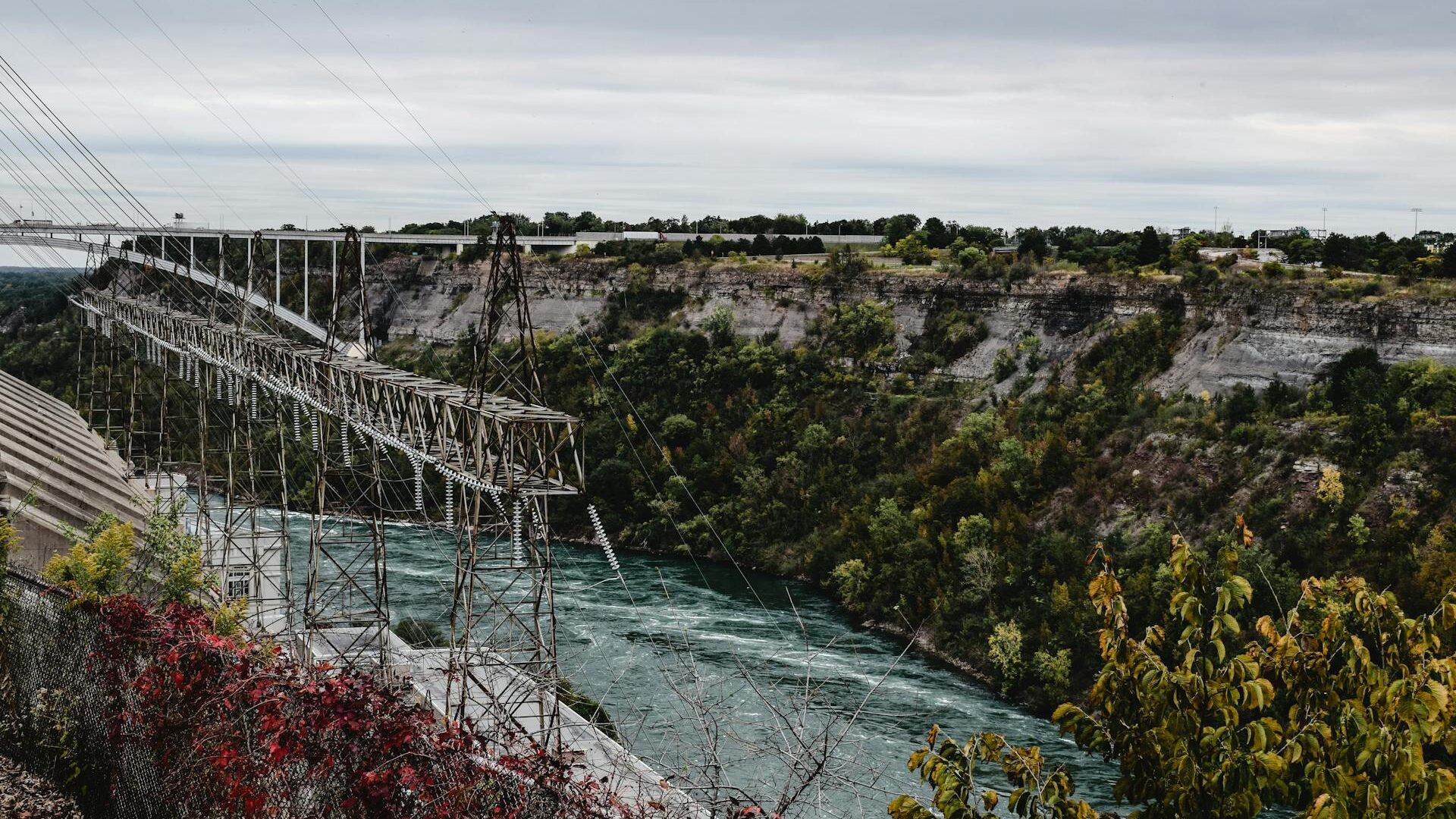 Hydroelectric Power Plant on Cliff
